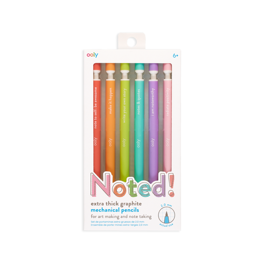 Noted! Graphite Mechanical Pencils - Set Of Six