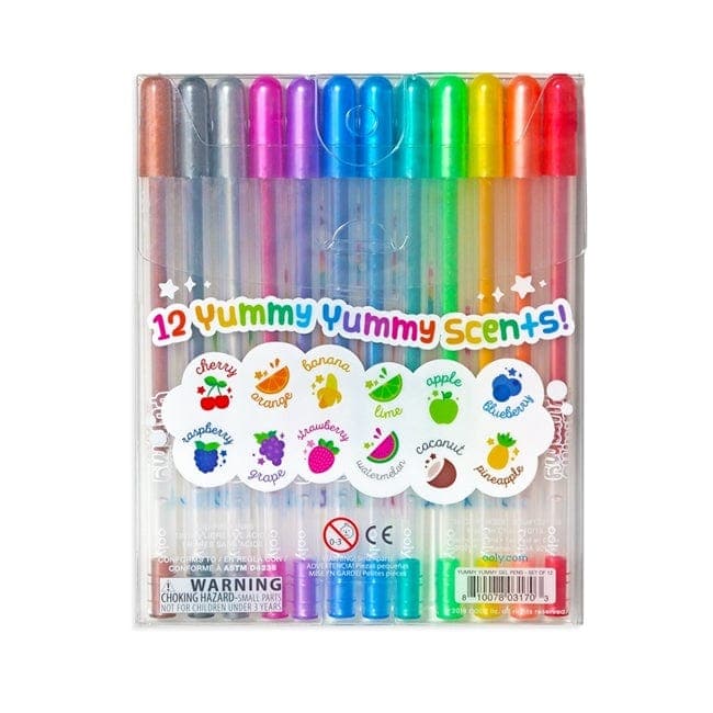 Yummy Yummy Scented Glitter Gel Pens 2.0 - Set of 12