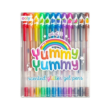 Yummy Yummy Scented Glitter Gel Pens 2.0 - Set of 12