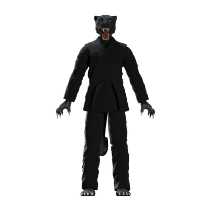 Zoo Jitsu Fighters Paulo the Panther Action Figure