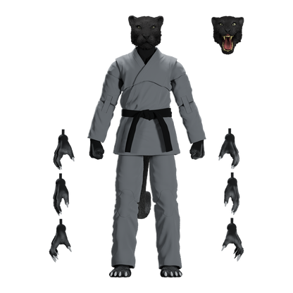 Zoo Jitsu Fighters Paulo the Panther Action Figure