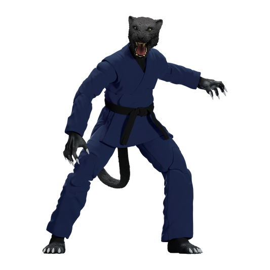 Zoo Jitsu Fighters Paulo the Panther Action Figure