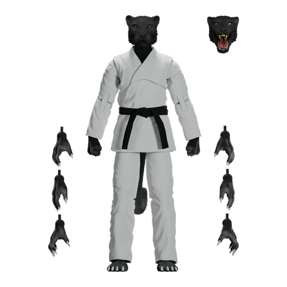 Zoo Jitsu Fighters Paulo the Panther Action Figure