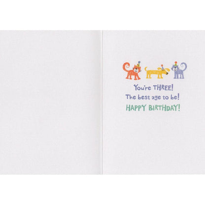 Age 3 Pattern Foil Card