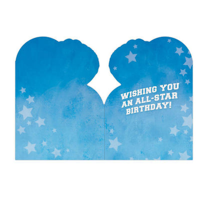 All Star Foil Birthday Card