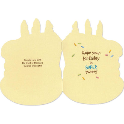 Chocolate Birthday Cake Scratch & Sniff Card