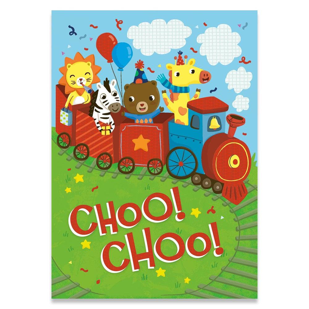 Choo Choo Foil Birthday Cards – Super Anime Store