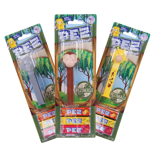 Pez Dispenser Blister Card - PEZimals - Assorted Styles