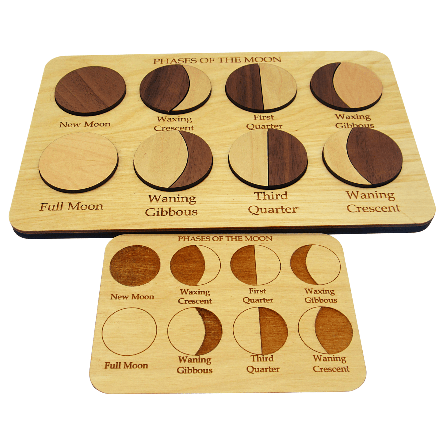 Phases of the Moon Puzzle - Montessori Puzzle For Kids