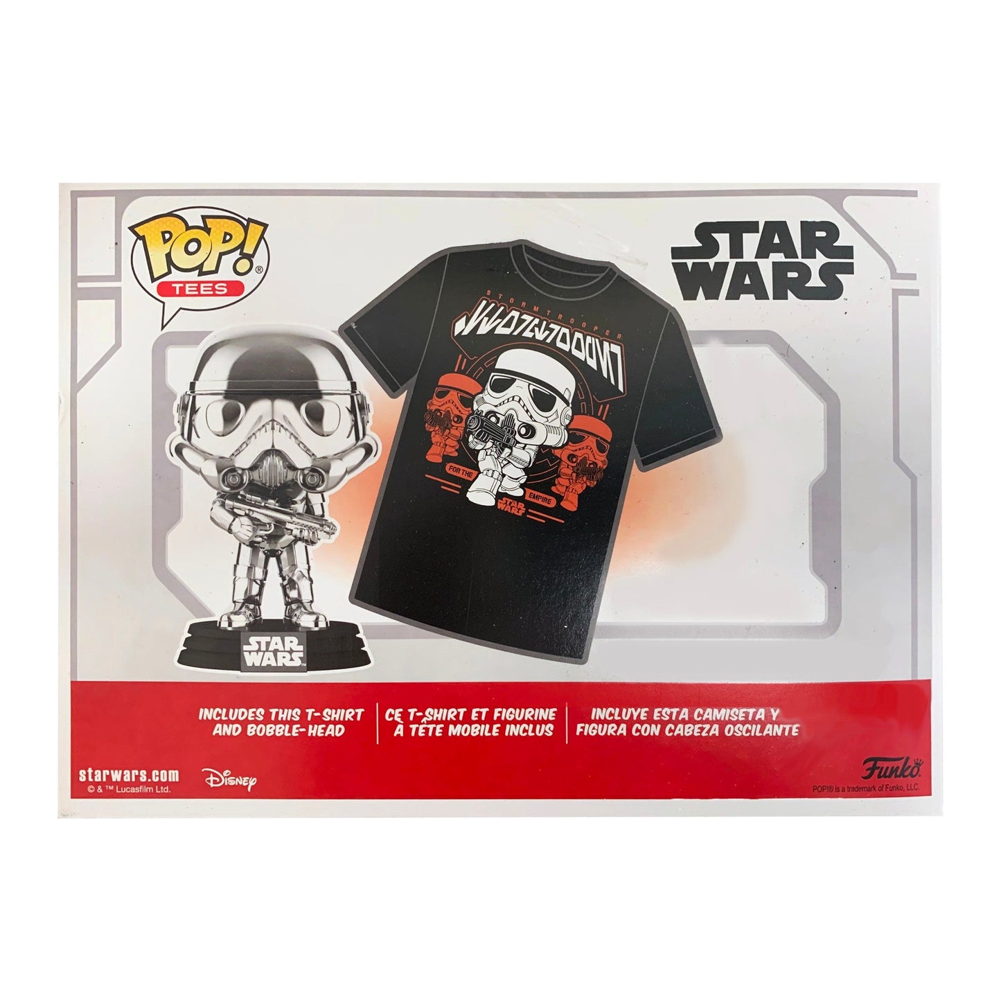 Funko Pop! & Tee: Star Wars - Stormtrooper