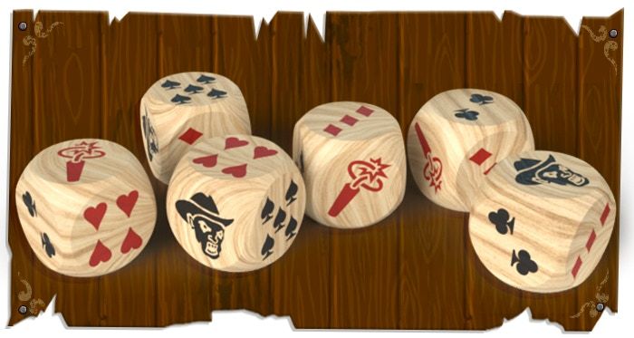 Zombicide: Undead or Alive - Kickstarter Exclusive Special Wooden Dice