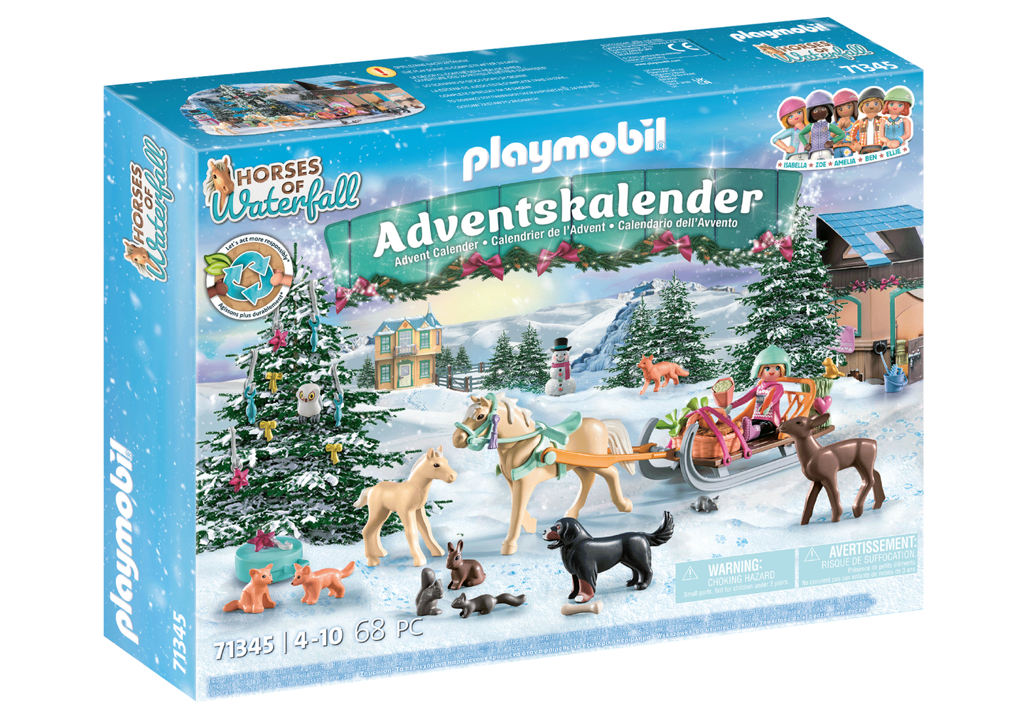 Advent Calendar: Horses of Waterfall - Christmas Sleigh Ride