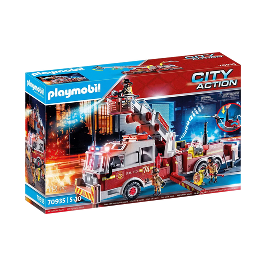 City Action - Rescue Vehicles: Fire Engine with Tower Ladder