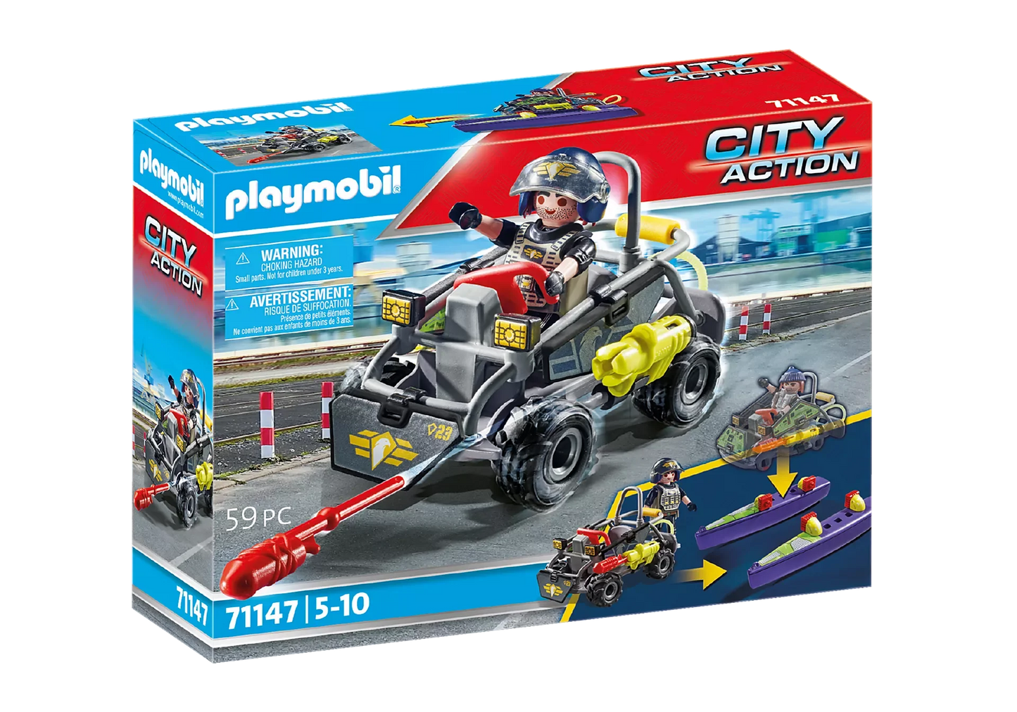 City Action - Tactical Unit - Multi-Terrain Quad