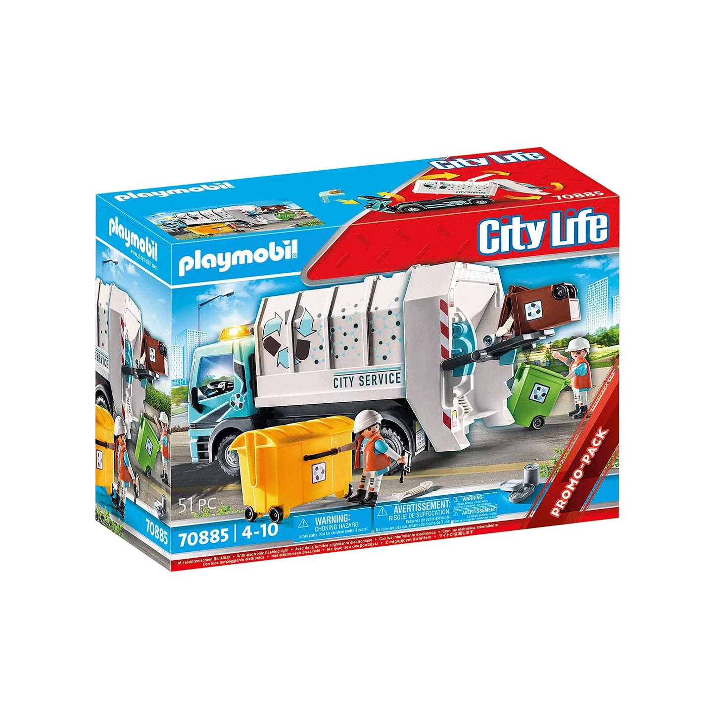 City Life - City Recycling Truck