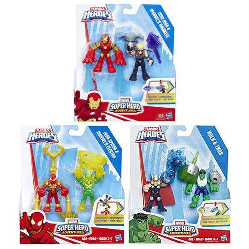 Playskool Heroes - Marvel Super Hero Adventures - Power Up 2-Packs