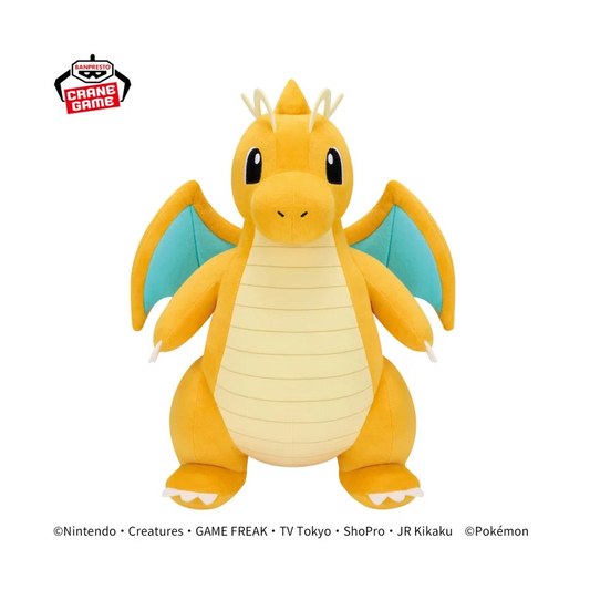 Pokémon Mecha Mofu Gutto Plush Dragonite, 14.6"