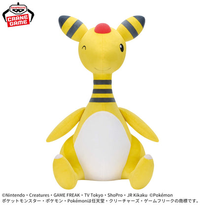 Pokémon Mecha Mofu Gutto Plush Ampharos Wink Ver., 16.9"
