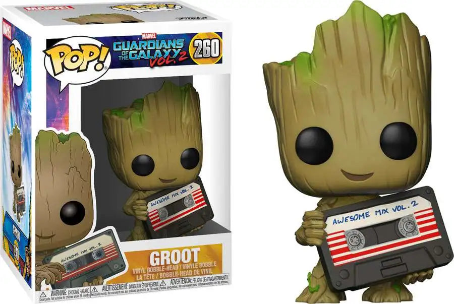 POP! Marvel: 260 GOTG V2, Groot (Mix Tape)