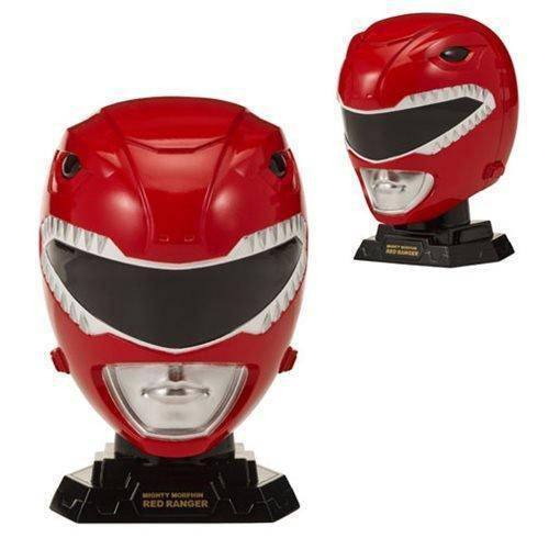 Bandai Power Rangers Legacy 1:4 Scale (about 3-in) Red Ranger Helmet Display Set
