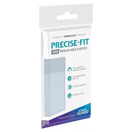 Ultimate Guard Precise Fit Resealable Japanese Size Sleeves 100-Count