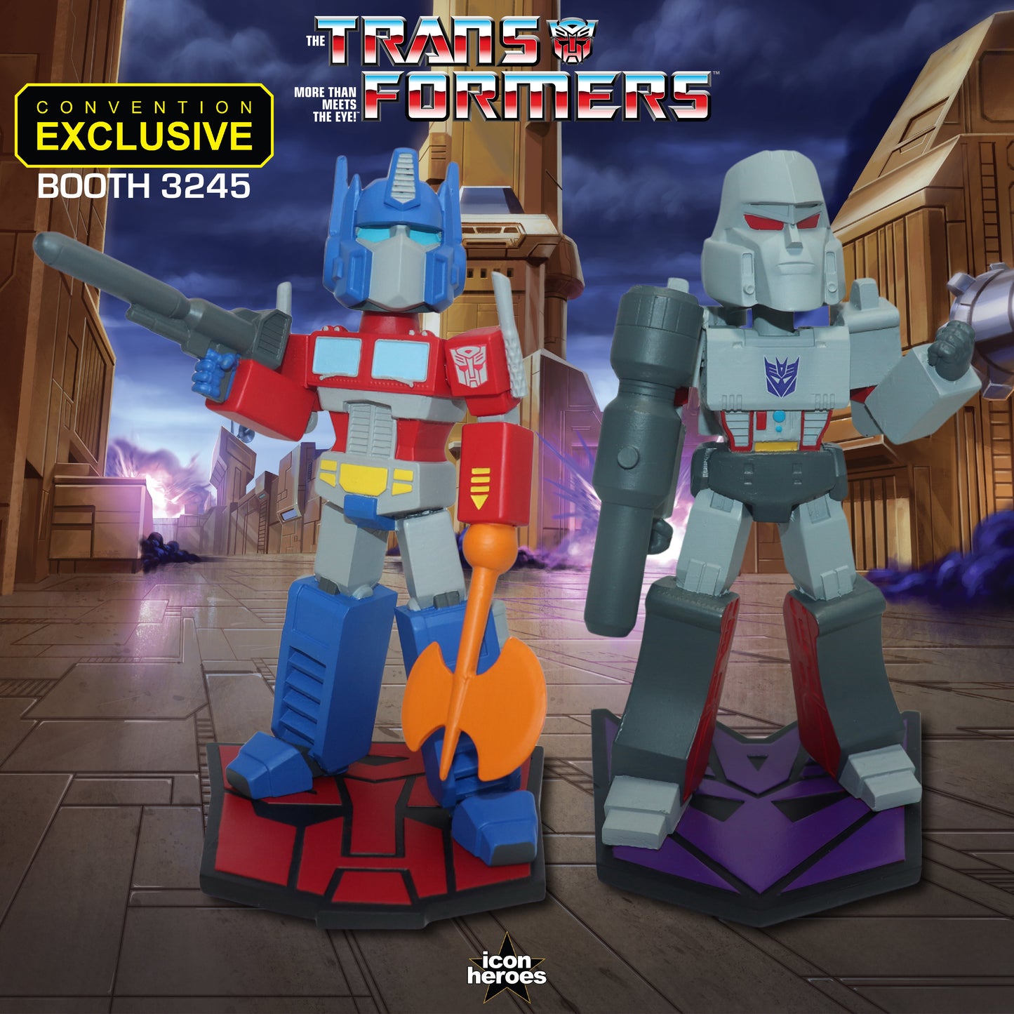 Transformers Optimus Prime vs Megatron Bobblehead Set (SDCC Exclusive)