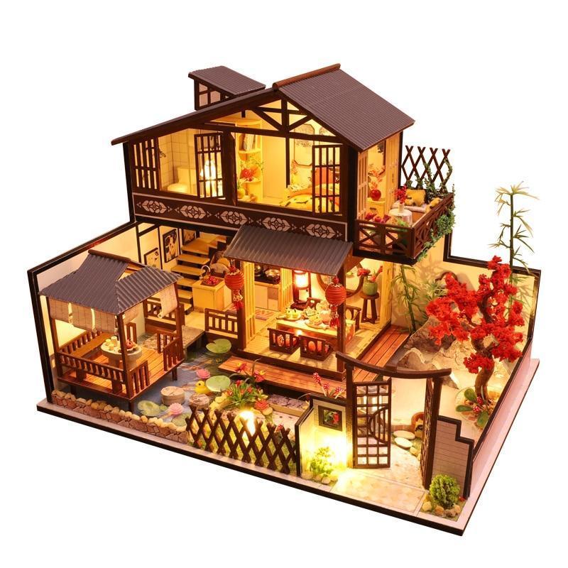 Two Story Japanese Dollhouse Kit