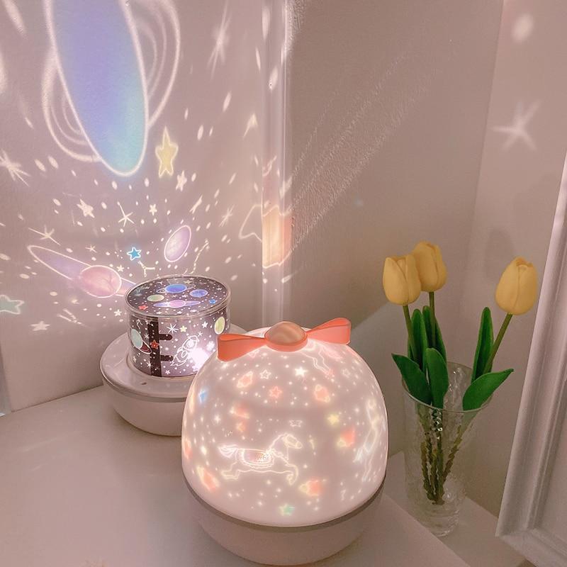 Rotating Projector LED Night Light