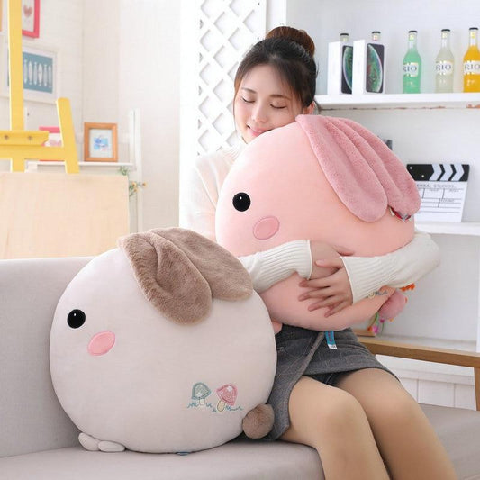 Round Rabbit Pillow Plushie