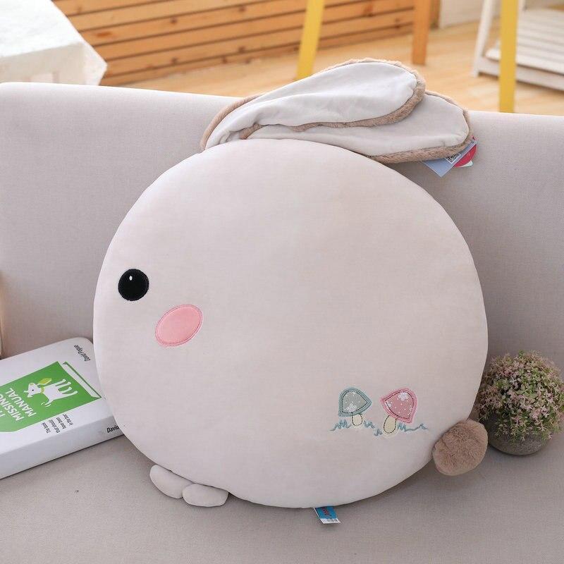 Round Rabbit Pillow Plushie