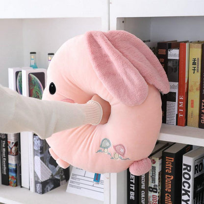 Round Rabbit Pillow Plushie