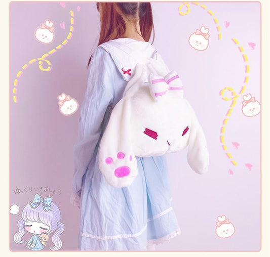 Bunny Plushie Backpack