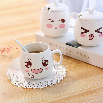 Ceramic Mugs With Adorable Faces
