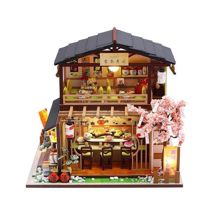 Japanese "Sushi Restaurant" Dollhouse Kit