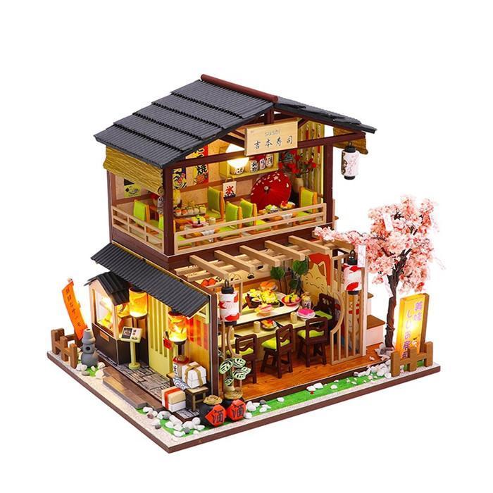 Japanese "Sushi Restaurant" Dollhouse Kit