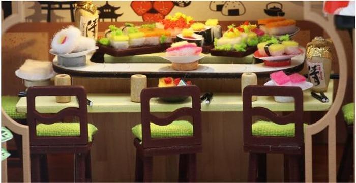 Japanese "Sushi Restaurant" Dollhouse Kit