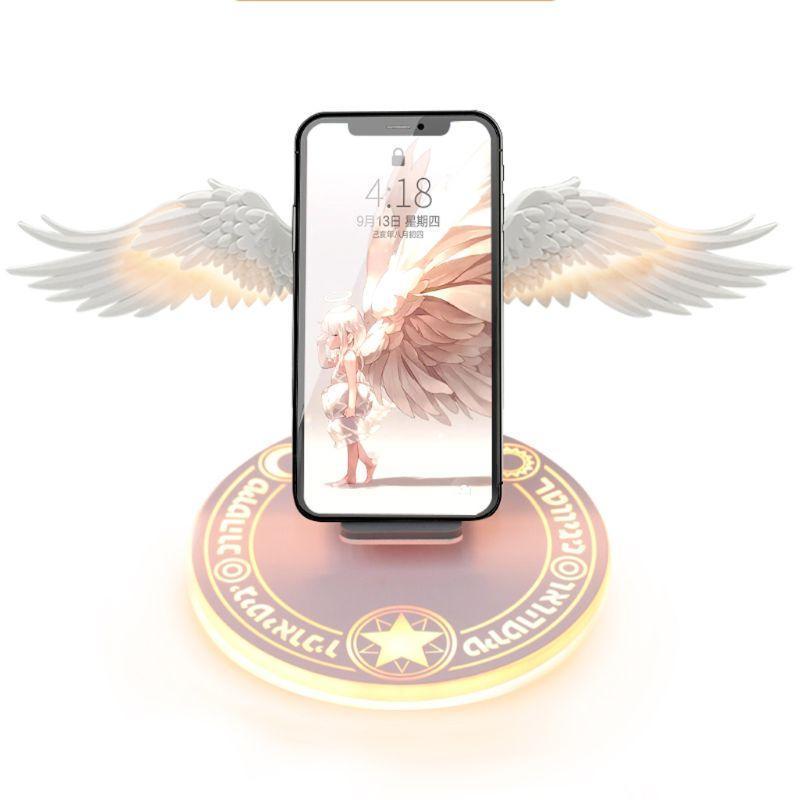 LED Angel Wings Wireless Charger