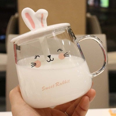 Bunny Glass Mug