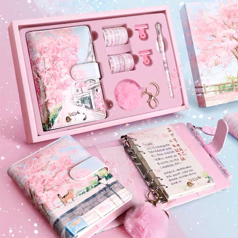 Cherry Blossom Journal Gift Set