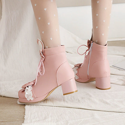 Strawberry Bunny Lolita Shoes