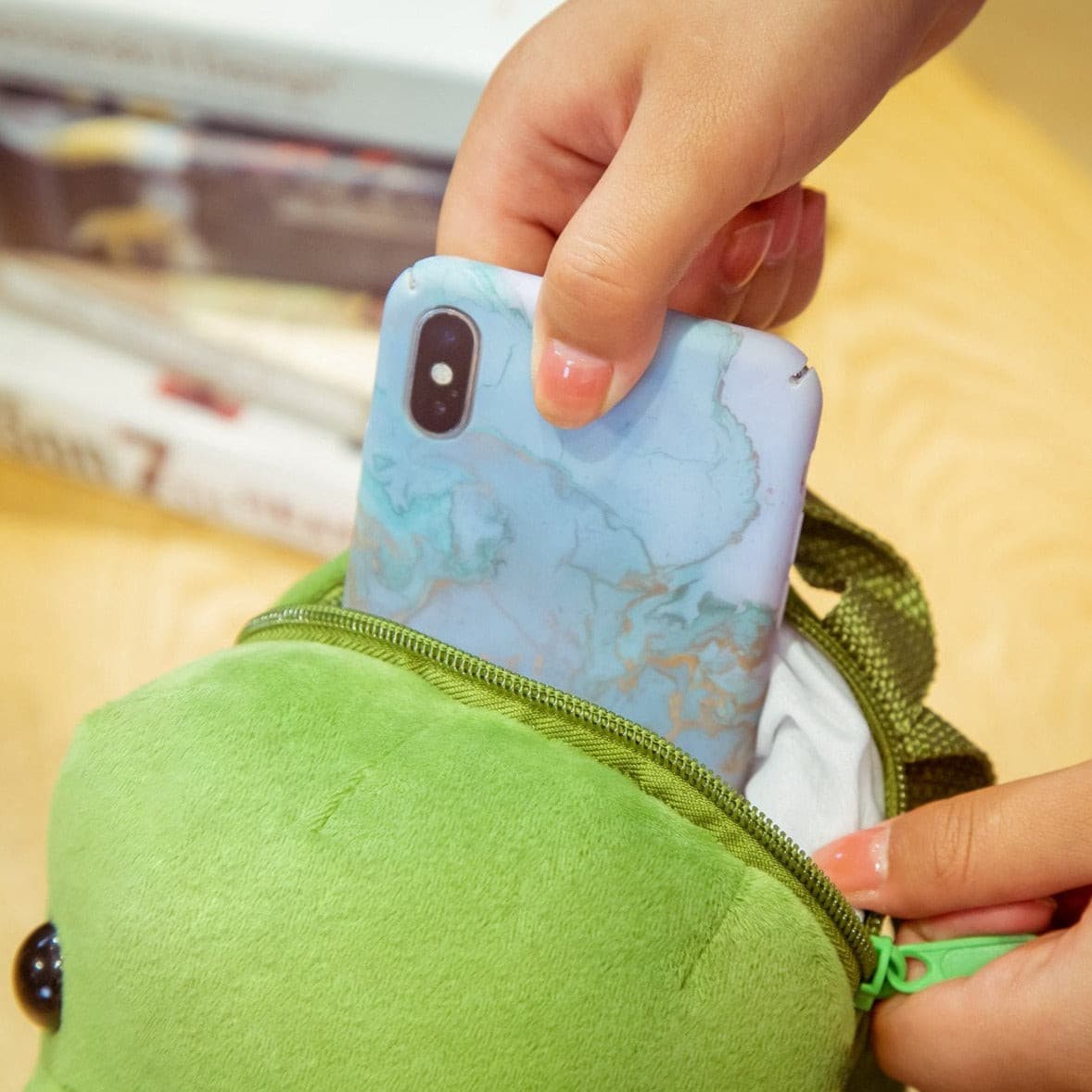 Plumpy Dinosaur Plush Backpack