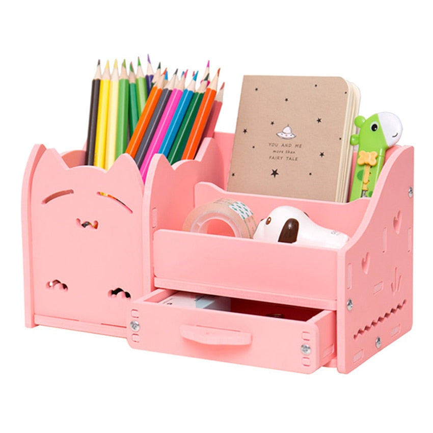 Neko Cat Desktop Organizer