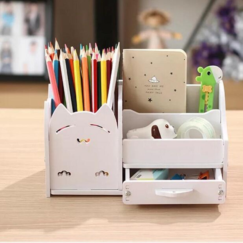 Neko Cat Desktop-Organizer