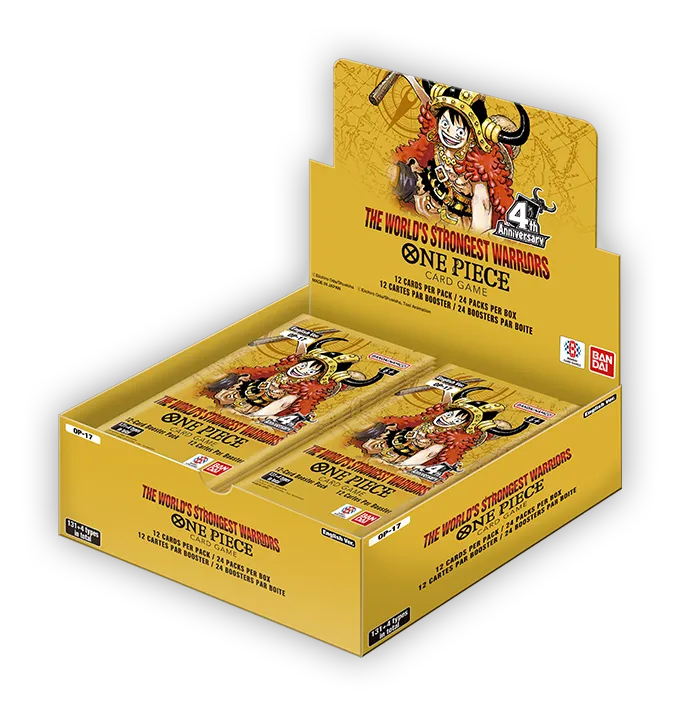 One Piece TCG BOOSTER BOX -THE WORLD’S STRONGEST WARRIORS- [OP-17]