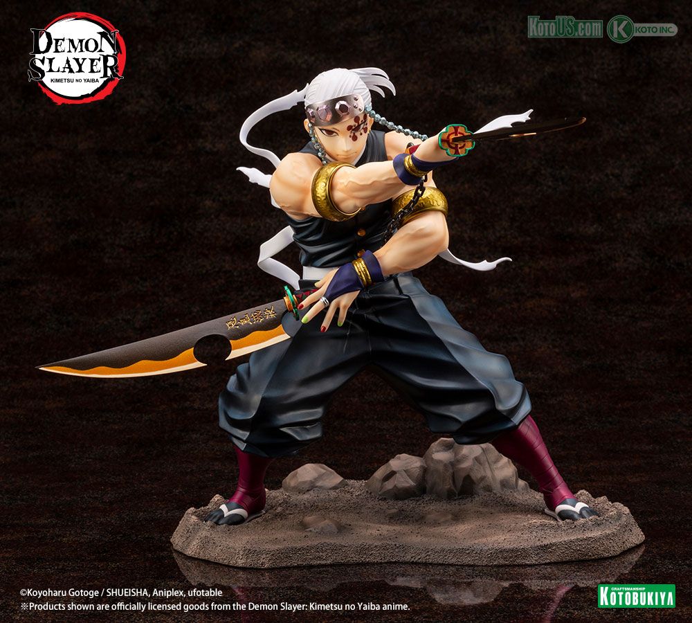 Demon Slayer: Kimetsu no Yaiba - Tengen Uzui ArtFX J Figure with Bonus Part