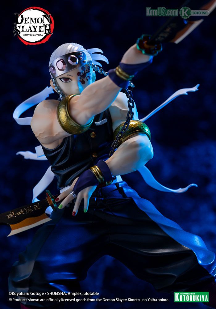 Demon Slayer: Kimetsu no Yaiba - Tengen Uzui ArtFX J Figure with Bonus Part