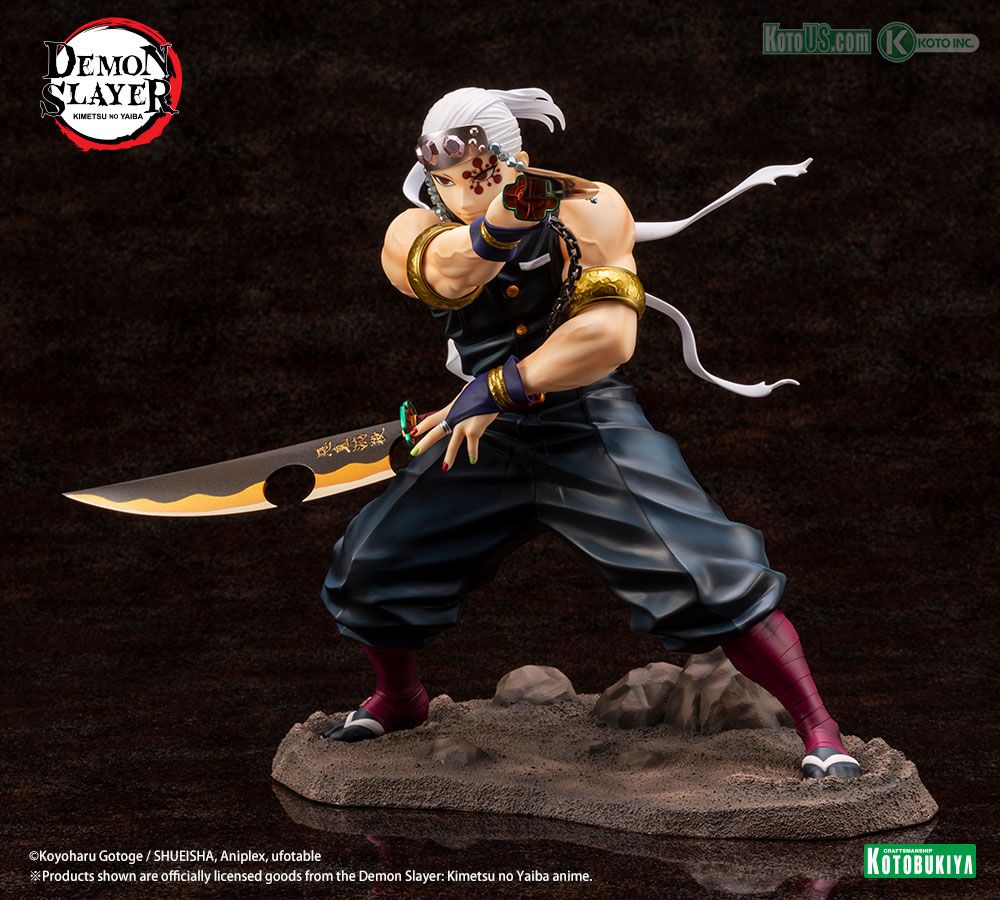 Demon Slayer: Kimetsu no Yaiba - Tengen Uzui ArtFX J Figure with Bonus Part