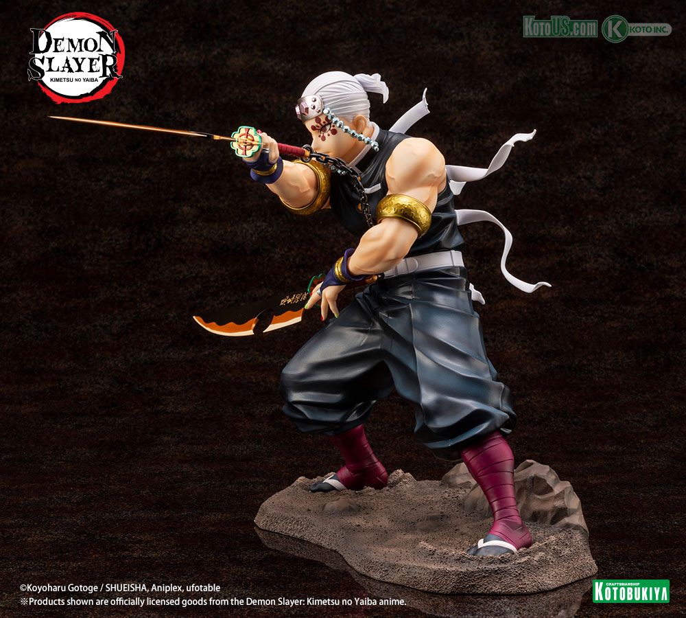 Demon Slayer: Kimetsu no Yaiba - Tengen Uzui ArtFX J Figure with Bonus Part