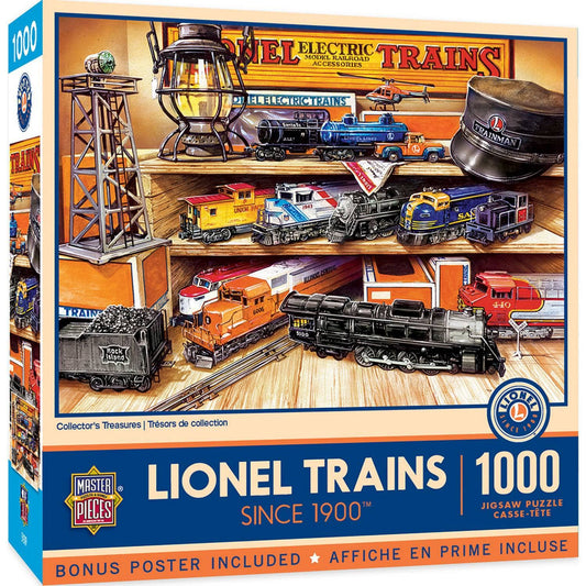 Lionel Trains - Collector's Treasures 1000 Piece Jigsaw Puzzle