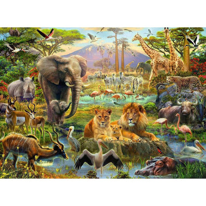 Animals of the Savannah - 200 Piece Puzzle